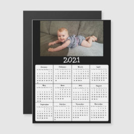 Invitación Magnética Calendario de Photo Mini 2021