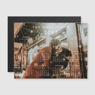 Invitación Magnética Calendario personalizado con foto 2027