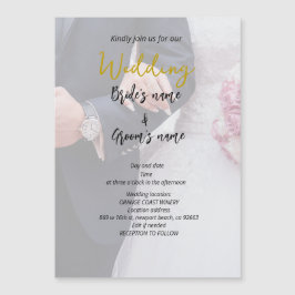 Invitación Magnética Celebración de la fiesta de novias