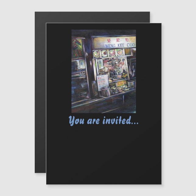 Invitación Magnética Cenosillicaphia (Anverso/Reverso)