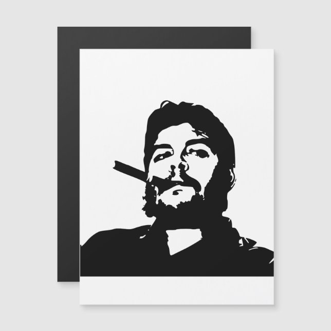 Invitación Magnética Che Guevara, Comandante, Revolución, Cuba, La Haba (Anverso/Reverso)