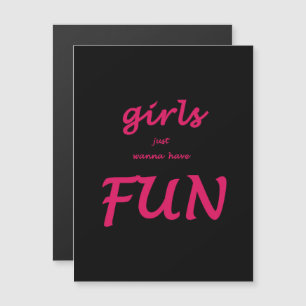Invitación Magnética chicas solo quieren divertirse