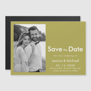 Invitación Magnética 💍 Con foto Guardar la fecha