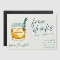Craft Cocktail Funny Boda De Bebidas Gratuitas Sav