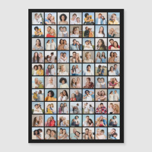 Invitación Magnética Crear su propio Collage de fotos 70