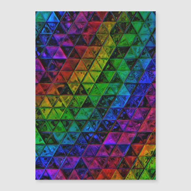 Invitación Magnética Cristal de orgullo (Anverso)