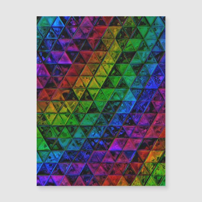 Invitación Magnética Cristal de orgullo (Anverso)