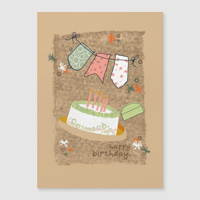 Invitación Magnética Cumpleaños de Jackson (Anverso)