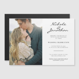 Invitación magnética de boda virtual en línea