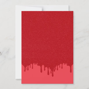 Invitación Magnética de Brillo Rojo Tomate que Got