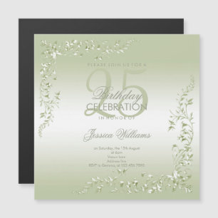 Invitación Magnética Decoración de pasillo Cumpleaños 25