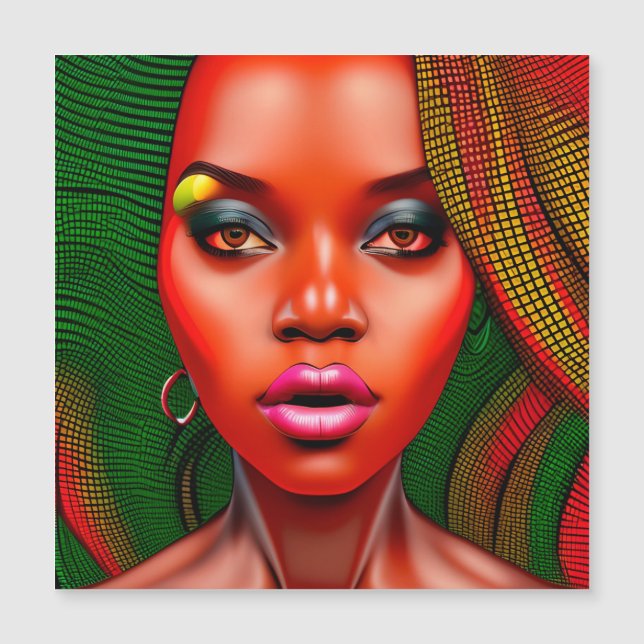 Invitación Magnética Deja que tu luz brille a las mujeres cristianas ne (Anverso)