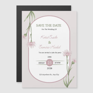 INVITACIÓN MAGNÉTICA DÍA DE BODAS 2026 JUNIO