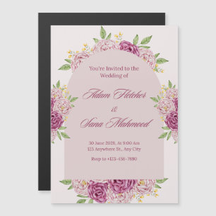 INVITACIÓN MAGNÉTICA DÍA DE BODAS 2026 JUNIO