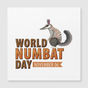 Invitación Magnética Día Mundial del Numbat