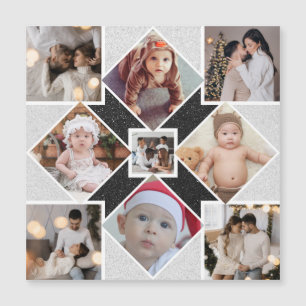 Invitación Magnética Diseña tu propio collage de 9 fotos