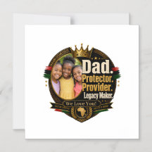 Diseño de Legado de Padre Negro (Personalizable)