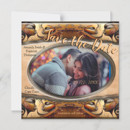 Invitación Magnética Diseño egipcio, islámico, árabe y africano moderno