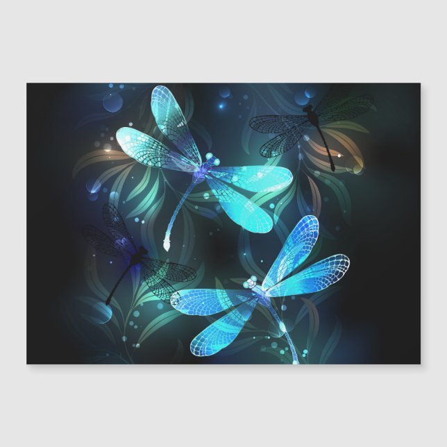 Invitación Magnética Dragonflies (Anverso)