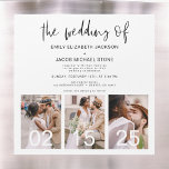 Invitación Magnética El Boda de lo Minimalista simple<br><div class="desc">Elevar sus invitaciones bodas con "El Boda de la invitación magnética simple". Este innovador diseño de moda combina el minimalismo moderno con la funcionalidad de un respaldo magnético, creando un estilo elegante para sus huéspedes. La sencillez del diseño añade un toque de sofisticación a tus invitaciones, mientras que la función...</div>