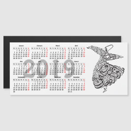 Invitación Magnética El calendario Dervish 2019