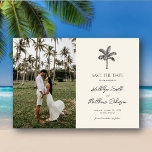 Invitación Magnética El destino Minimalista del árbol de palmas Guardar<br><div class="desc">Boda de destino Minimalista de marfil de árbol de palmera Guardar la tarjeta magnética de fecha. Celebra tu día especial con este elegante y hermoso diseño de invitación a la boda para embellecer tu ocasión especial. Todos los textos están preorganizados para que puedas personalizarlos fácil y rápidamente con tus propios...</div>