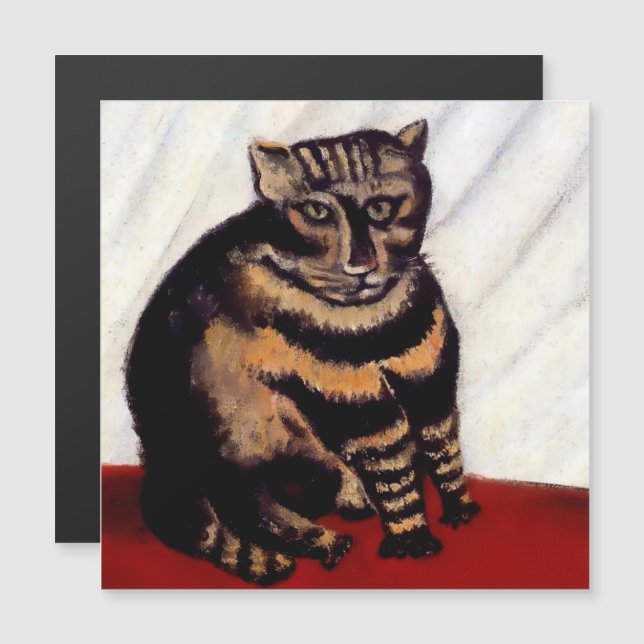 Invitación Magnética "El Tabby" por Henri Rousseau (Anverso/Reverso)