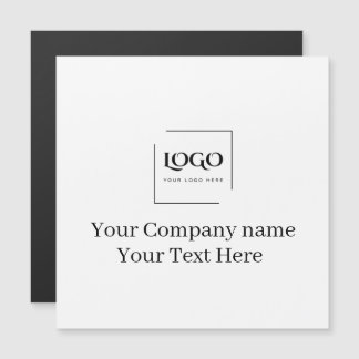 Invitación Magnética Elegante plantilla de tu logo personalizada