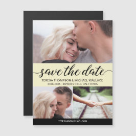 Invitación Magnética Elegante "Save the Date" Boda Magne personalizado