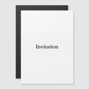 Invitación Magnética Eliminar este texto y agregar su propio diseño 5"