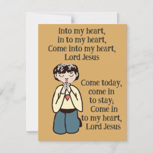Invitación Magnética En mi corazón Señor Jesús 