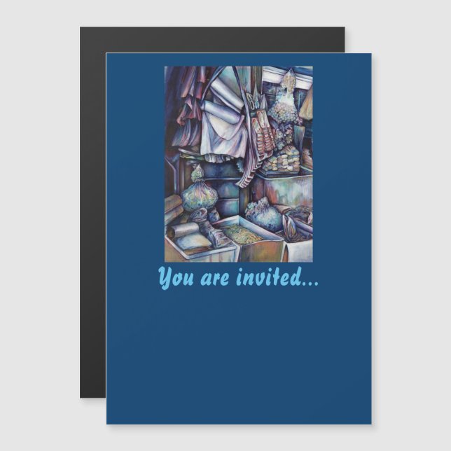 Invitación Magnética Espléndida oferta especial del Centro Tekka (Anverso/Reverso)