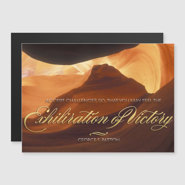 Invitación Magnética Exhiliración De La Victoria (Anverso/Reverso)
