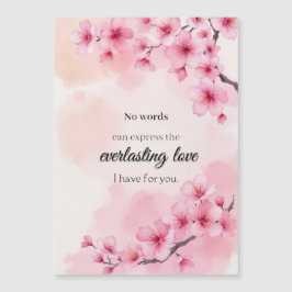 Invitación Magnética Famoso aniversario Boda en acuarelas