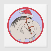 Feliz caballo navideño
