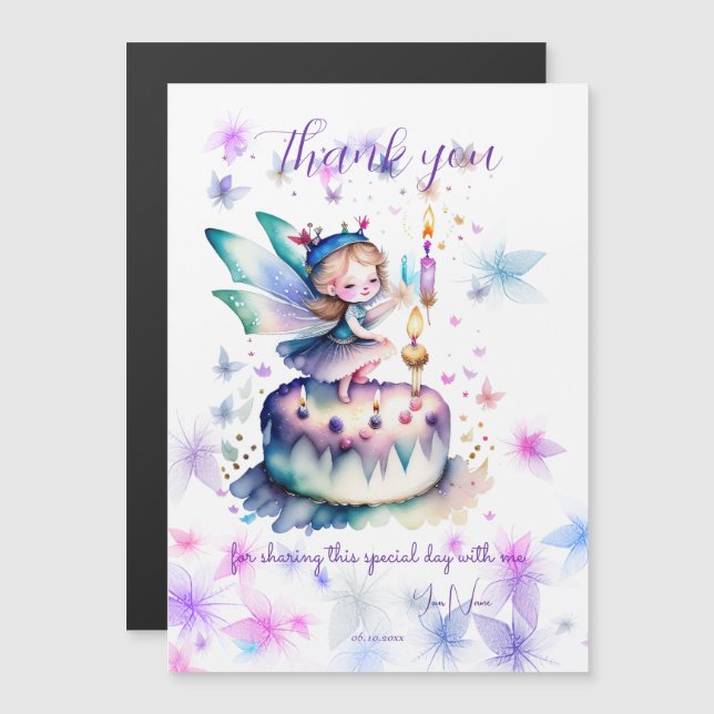Invitación Magnética Feliz cumpleaños 01 (Anverso/Reverso)
