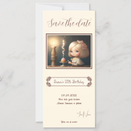 Invitación Magnética Feliz cumpleaños Chica 01