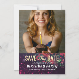 Invitación Magnética Fiesta de Cumpleaños Salve La Fecha Ortodoférica D