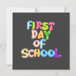 INVITACIÓN MAGNÉTICA FIRST DAY OF SCHOOL, BACK TO SCHOOL GIFTS