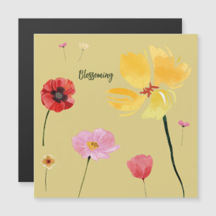 Invitación Magnética Floreciendo