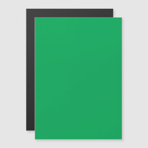 Invitación Magnética Fondo Verde Sólido
