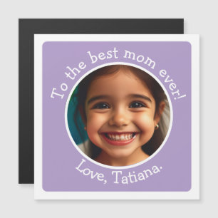 Invitación Magnética Foto personalizada del día de la madre, mejor rega