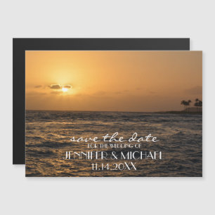 Invitación Magnética Foto personalizada Guardar la fecha
