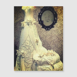 Invitación Magnética Fotografía de pastel de vestido de novia