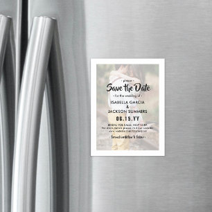 Invitación Magnética Fotos con Superposición de Estilo para Anuncio de 