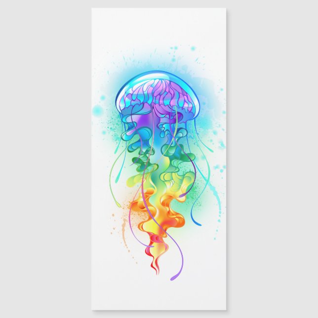 Invitación Magnética Gallito arcoiris (Anverso)