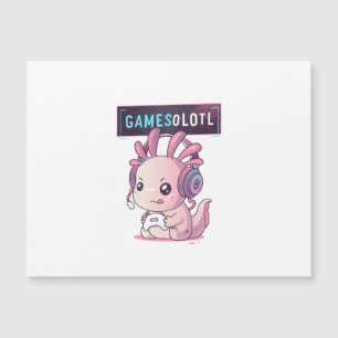 Invitación Magnética Gamesolotl - Jugador de Axolotl