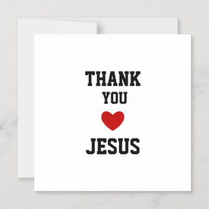 Invitación Magnética Gracias Jesús   Corazón de Fe Cristiana Moderna