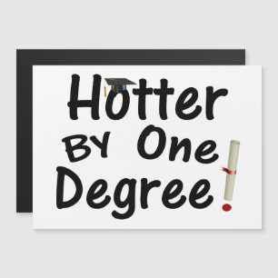 Invitación Magnética Graduación De Un Grado A Más Calor