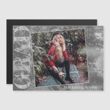 Graffiti Grunge Grad | Foto de graduación Keepsake